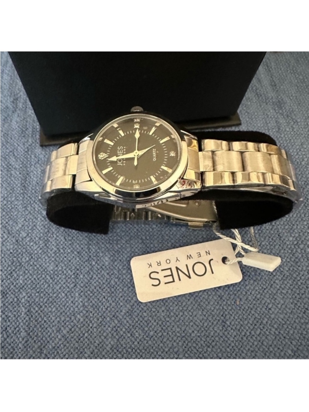 Jones New York Women’s Silver Watch Stainless Steel “Anna”
